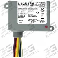 RIB Enclosed Pre-Wired Relay: 30 A Rating, DPDT, 0.75 in NPT (MPN RIB12P30). Key specifications — Nipple Size: 0.75 in NPT; Brand: RIB.