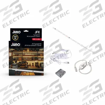 LED Tape Light Starter Kit: Warm White, Top Bend, 200 lm, 3000K, 16 ft Lg, 60 W Watt - Tape Light Kits