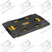 DEWALT Tough System Adapter: 13 7/16 in W x 2 in H, Plastic, Black/Yellow (MPN DWST08017). Key specifications — attr1117257: DEWALT; attr1117131: Yellow; attr1126396: Plastic.