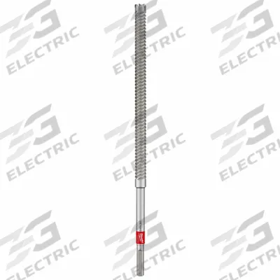 MILWAUKEE Rebar Cutter Drill Bit: 3/4 in Drill Bit Size, 16 in Max Drilling Dp - 3-Flat-Shank Rebar Cutting Drill Bits