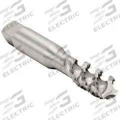 CLEVELAND Spiral Flute Tap: M10x1.5 Metric, D6 / 6H, 3 Flute, Bottoming Chamfer, High Speed Steel (MPN C58813)