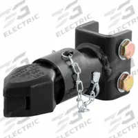 CURT Towing Coupler: Channel Mount Coupler, III, 7,000 lb Gross Towing Wt Capacity, Steel (MPN 25319). Key specifications — Brand: CURT; Finish: Powder Coated; Material: Steel; Coupler Style: Channel Mount; Resistance Properties: Corrosion-Resistant.