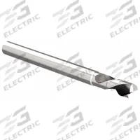 WIDIA HANITA Corner Radius End Mill: Carbide, 2 Flute, 1/8" Mill Dia, 3/16" LOC, 0.015" Rad (MPN 2AN9E03000RAT UNCOATED)