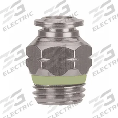 AIGNEP USA Push-Fit Adapter Fitting: 12 mm OD x 1/2 in Pipe Size - Stainless Steel Tube Fittings