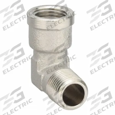 LEGRIS Metal Pipe Elbow: 90° Elbow, 1/8 in x 1/8 in - Threaded Medium-Pressure Pipe Fittings