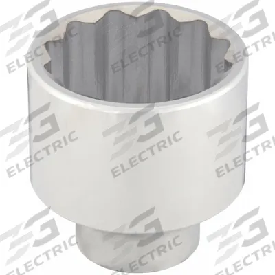 WESTWARD Socket: SAE, 1 in Drive Size, 2 15/16 in Socket Size, 12-Point, Std, Chrome - 1" Drive Hand Sockets
