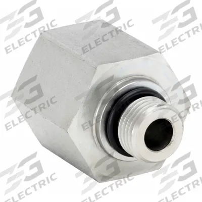 PARKER Metal Pipe Straight: Straight, Steel, 3/8 in x 1/8 in - Hydraulic Threaded Extreme-Pressure Pipe Fittings