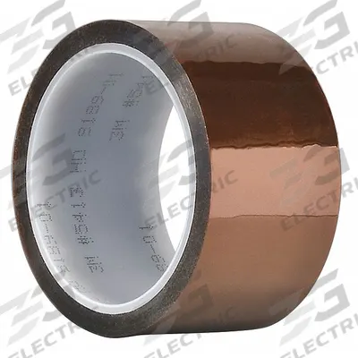 3M Electrical Tape: 3/4 in Wd, 36 yd Lg, 2.7 mil Thick, Polyimide Film - High-Temperature Electrical Tape
