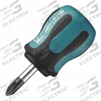 VESSEL TOOLS Screwdriver: 920, Stubby Lg, Magnetic, Not ESD Safe, Not Tether Capable, Not Insulated (MPN 920P225). Key specifications — attr1205203: #2; attr1205229: VESSEL TOOLS; attr1205206: Knurled.
