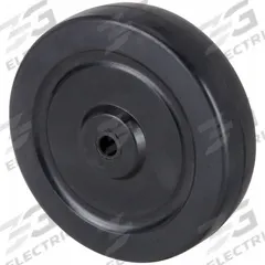 APPROVED VENDOR Caster Wheel: 5 in Wheel Dia., 1 1/4 in Wheel Wd, Rubber, 240 lb Load Rating, Rubber (MPN 26Y364). Key specifications — Wheel Core Material: Rubber; Wheel/Tread Color: Black; Brand: APPROVED VENDOR.