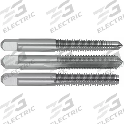 APPROVED VENDOR Straight Flute Tap: M14x1.25 Metric, D7 / 6H, 4 Flute, High Speed Steel (MPN 404PY3) - Three-Piece Hand Tap Sets
