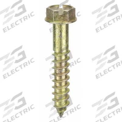 APPROVED VENDOR Concrete Anchor Screw: 1 1/2 in Overall Lg, 1/4 in Dia, Steel, Zinc Yellow - Hex-Head Screw Anchors