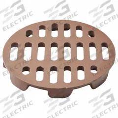 JAY R. SMITH MFG. CO Strainer: A, Round, 11 3/8 in Overall Dia, 1 3/8 in Overall Ht, Cast Iron, Tan (MPN 2140CIG). Key specifications — Finish: Duco-Coated; Brand: JAY R. SMITH MFG. CO; Color Family: Brown.