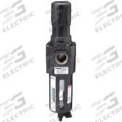 SPEEDAIRE Filter-Regulator: Std Duty Series, 3/4 in NPT, 212 cfm, 40 micron, 5 psi to 150 psi, 4ZK99. Key specifications — attr109419: SPEEDAIRE; attr109429: Aluminum; attr109463: No; attr109467: Rubber; attr109468: Standard Duty.