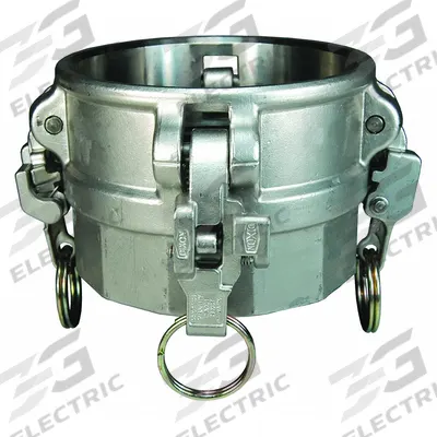 DIXON VALVE & COUPLING Cam and Groove Coupling: 3 in Coupling Size, 3 in -8 Thread Size, 3 13/16 in Overall Lg - Type D Stainless Steel Cam & Groove Fittings