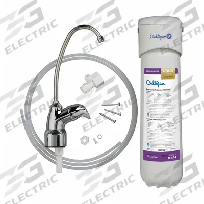 CULLIGAN Water Filtration System: 0.5 micron Micron Rating, 500 gal Service Life - Gallons - Plumbing Fixture Water Filter Systems