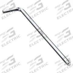 EKLIND Hex Key: 1 Ball Ends, 5/16 in Tip Size, SAE, Long, Alloy Steel, Chrome, 7 9/16 in Long Arm Lg (MPN 19320). Key specifications — attr1205521: EKLIND; attr1205526: Chrome.