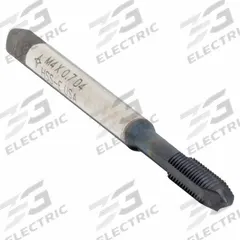 CLEVELAND Spiral Point Tap: M4x0.7 Metric, 6H, 3 Flute, Plug Chamfer, TiAlN Coated Cobalt (MPN C86136)