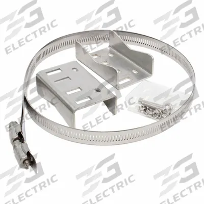 HAMMOND Pole Mount Kit: Allows Select Hammond Enclosures to be Mounted - Electrical Enclosure Accessories & Replacement Parts