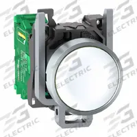SCHNEIDER ELECTRIC Wireless Push Button Transmitter: 22 mm Panel Mounting Size, XB4R (MPN ZB4RTA1). Key specifications — attr207014: ZB4RTA1; attr1020909: Momentary; attr1020910: Transmitter; attr1020912: White; attr1020913: Metal; attr1020918: None; attr1020930: Non-Illuminated; attr1020931: Metal.