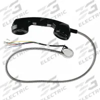HUBBELL GAI-TRONICS Handset: Plastic, Handsets, Armored Cord, 19G414/414Y34, Black, Handset Assembly (MPN 10118-101). Key specifications — Compatible with Grainger Part Number: 414Y34; Manufacturer Part Number: 10118-101; Product Type: Handset Assembly; For Use With: Industrial Telephones; Includes: Armored Cord; Brand: HUBBELL GAI-TRONICS; Color: Black; Material: Plastic.