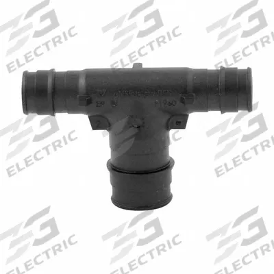 UPONOR Barbed Tee: 3/4 in ID x 3/4 in ID x 1/2 in ID Size - Expansion Polymer Barbed Tube Fittings