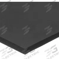 EPDM Sheet: Std, 1/16 in Thick, 36 in x 120 in, Black, Closed Cell, Plain, -90°F to 275°F, Smooth (MPN ZUSAESR-S-37). Key specifications — Standards: FMVSS 302.
