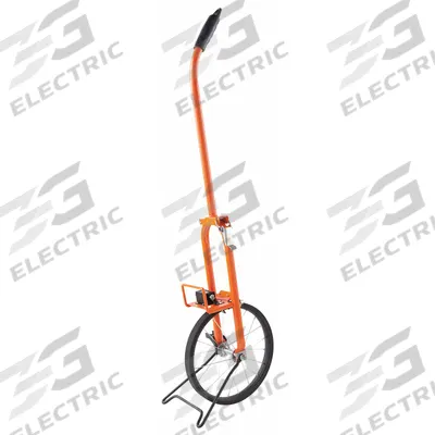 KESON Measuring Wheel: 99,999 m Range, Adj Handle Handle, Spoked Single Wheel - Mechanical Outdoor Measuring Wheels