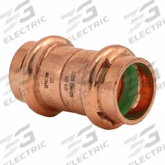 QUICKFITTING SUREPRESS Press Copper Coupling with Stop: 1/2 in CTS x 1/2 in CTS size, Copper (MPN SPWC11R). Key specifications — Brand: QUICKFITTING SUREPRESS; Broad - Material for Bullet: Copper Or Bronze; Brand - Broad: QUICKFITTING SUREPRESS.