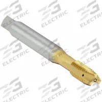 OSG Spiral Point Tap: 9/16"-18 UNF, 2B, 3 Flute, Plug Chamfer, TiN Coated Vanadium High Speed Steel (MPN 2633005)