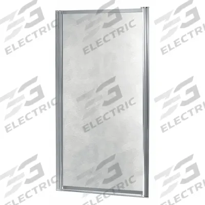 FOREMOST Shower Door: 33 in Min. Door Wd, 35 in Max. Door Wd, 65 in Overall Ht - Pivot Shower Doors