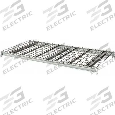 HALLOWELL Bulk Rack Shelf: 72 in x 36 in x 3 1/8 in, 14 ga Beams, Steel - Wire Decking Bulk Rack Shelf Kits