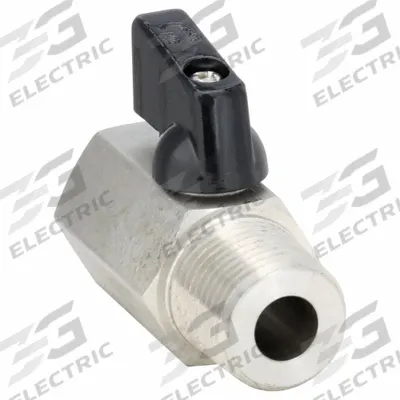 APPROVED VENDOR Manual Two-Way Ball Valve: 1/2 in Nominal Valve Size, 316 Stainless Steel - Mini Stainless Steel Ball Valves