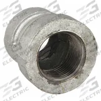 APPROVED VENDOR Metal Pipe Straight: Straight, 1 in x 3/4 in, Malleable Iron (MPN 1XKW1)