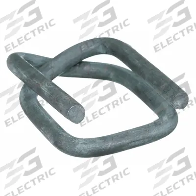 APPROVED VENDOR Strapping Buckle: Fits 1 1/4 in Strap Wd, 1 1/4 in Seal Inside Wd, Steel - Heavy-Duty Buckles for Poly Cord Strapping