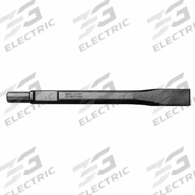 MILWAUKEE Chisel for Spline Tool: 1 in Head Wd, 18 in Overall Lg - Chisel Bits for Spline Demolition & Rotary Hammer Tools