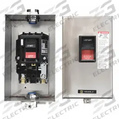 SQUARE D Manual Motor Starter: Non-Reversing, 2 Poles, 27 A, NEMA Size M-1, Thermal Protection, SQR1 (MPN 2510MCW11). Key specifications — Maximum Voltage Rating: 600V AC; Brand: SQUARE D; Thermal Units Required: 1 (Not Included).