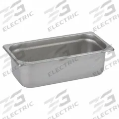 SPRING USA Food Pan: Third Size, Rectangular, 1.8 ga Gauge, 4.25 qt Capacity, 12 7/8 in Overall Lg (MPN 521-66/13). Key specifications — Brand: SPRING USA; Dishwasher Safe: Yes; NSF Certified: No; Product Type: Food Pan; Manufacturer Part Number: 521-66/13.