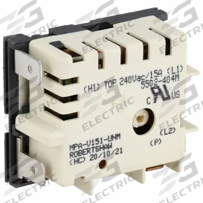 Robertshaw Infinite Switch: Mfr Part # 5502-404M - Replacement HVACR Controls, Switches & Thermostats