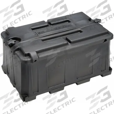 NOCO Battery Box: Commercial Vehicles, Group 8D Fits Battery Size Group, 21 in Inside Lg - Commercial Battery Boxes