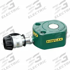 SIMPLEX Hydraulic Ram: Single Acting, 100 ton Nominal Capacity, 1 in Nominal Stroke Lg, Steel (MPN RFS100). Key specifications — attr98927: SIMPLEX.