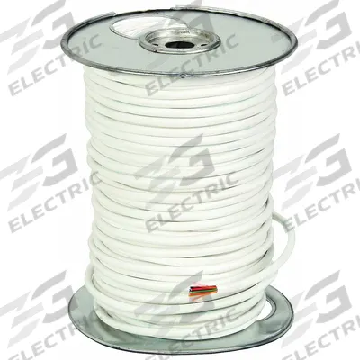 SOUTHWIRE Thermostat Wire: 18 AWG Conductor Size, 8 Conductors, 250 ft Overall Lg - Plenum-Rated Thermostat Wires
