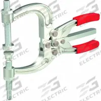 DE-STA-CO Toggle Clamp: Two-Way Trigger, 2 Spindles, Steel, 7 lbf Holding Capacity - Min (MPN 463). Key specifications — attr670901: Steel; attr670899: Two-Way Trigger; attr670900: M10; attr668205: DE-STA-CO.