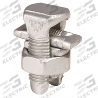 BURNDY Split-Bolt Connector: For Wire Size 6 AWG – 12 AWG, Copper Body Material (MPN KSU17). Key specifications — For Wire Material: Steel; Brand: BURNDY; Direct Burial Rated: No.