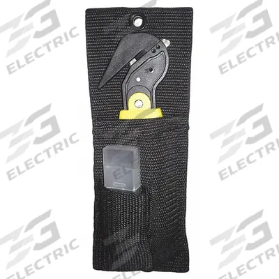 SWIFT SAFETY CUTTER Tool Holster: For 1 3/4 in Belt Wd - Max, 2 Pockets - Nylon Tool Holsters