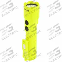 NIGHTSTICK Intrinsically Safe Dual-Light Handheld Flashlight: 240 lm, 170 m Max Beam, Green, Polymer (MPN XPP-5422GMA). Key specifications — Brand: NIGHTSTICK; Battery Requirements - Broad: Requires 3 AA.