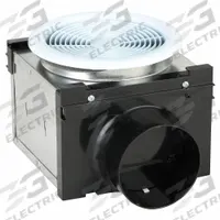In-Line Duct Fan Grille: Galvanized Steel/Plastic (MPN 56299). Key specifications — Includes: Housing; Brand: FANTECH; Color: White; For Fan Type: Inline Duct Fans; Material: Galvanized Steel/Plastic.