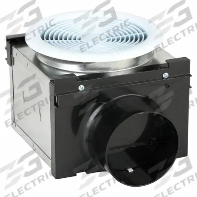 FANTECH In-Line Duct Fan Grille: Galvanized Steel/Plastic (MPN 56299) - Fan Vents