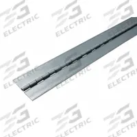 MONROE PMP Piano Hinge: Stainless Steel, 48 in Leaf Ht, 1 1/2 in Leaf Wd, Through Hole (MPN CS26015048GA). Key specifications — Material: Stainless Steel.
