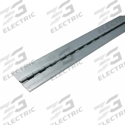 MONROE PMP Piano Hinge: Stainless Steel, 48 in Leaf Ht, 1 1/2 in Leaf Wd - Full Surface-Mount Piano Hinges